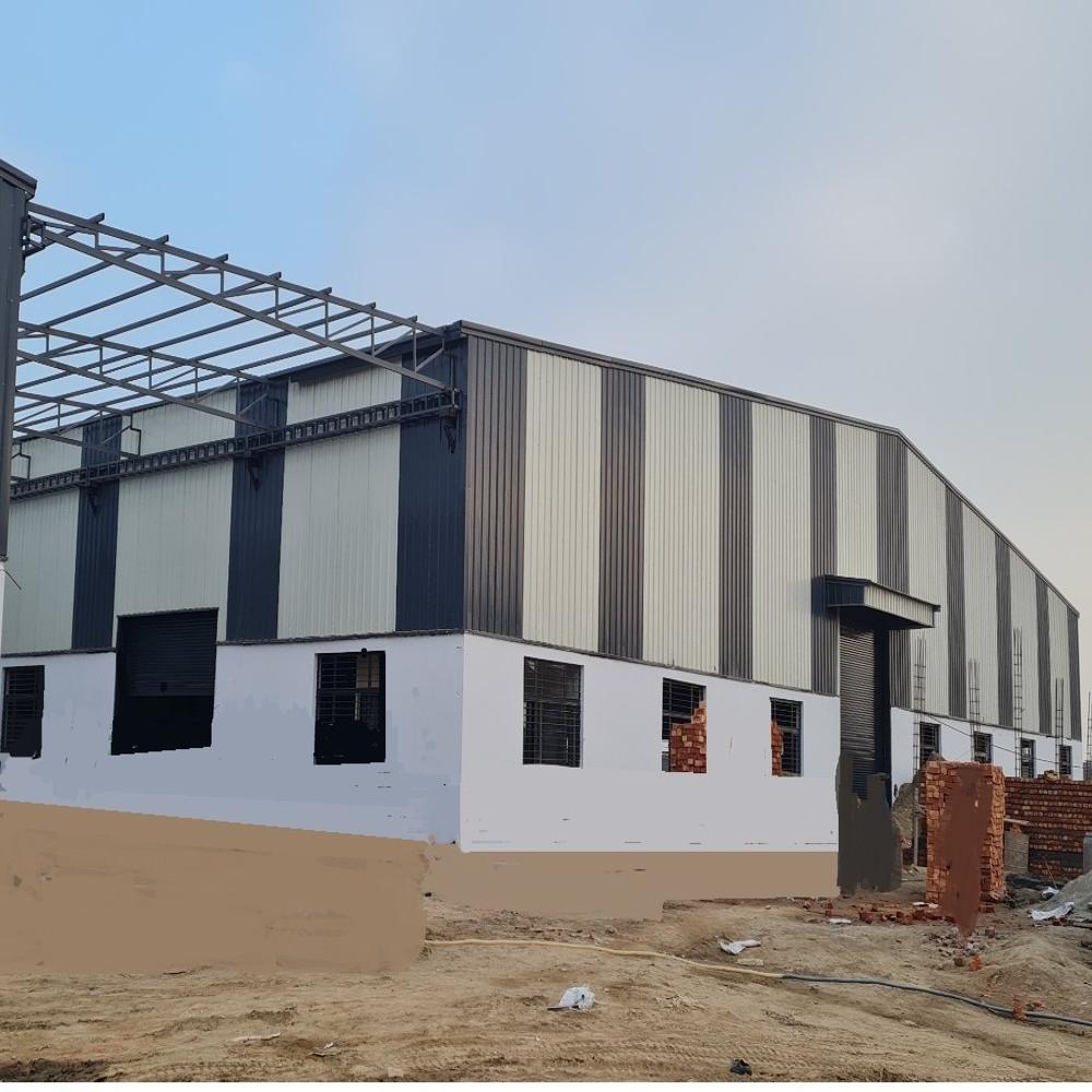 Pre-fabricated Warehouse - Color: Gray
