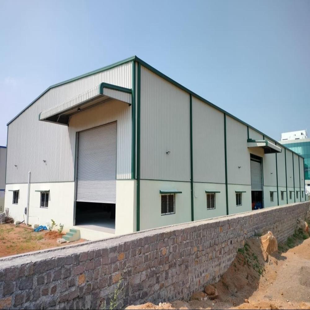 Pre-fabricated Warehouse - Color: Gray