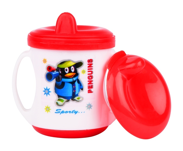 Shiney Cup - Polypropylene, 250-350 Ml Capacity, Orange And Red | Ideal For Ages 1-2 Years