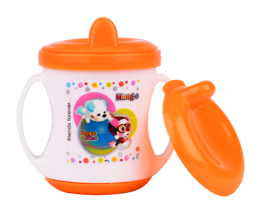Shiney Cup - Polypropylene, 250-350 Ml Capacity, Orange And Red | Ideal For Ages 1-2 Years
