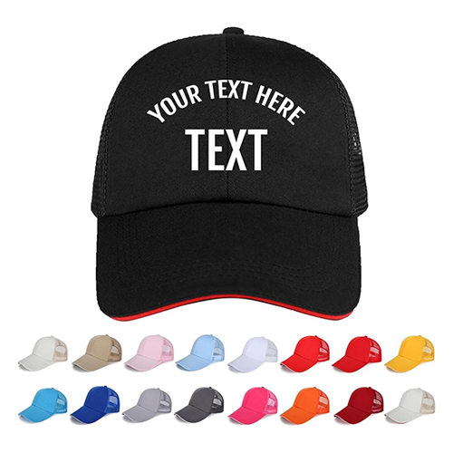Black Sports Cap
