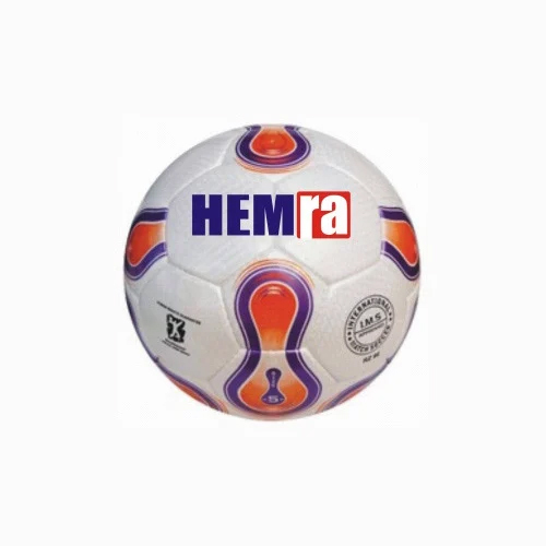 Football Soccer Ball - Carbonium Underglass Synthetic PVC, Size 5 with 32 Panels, Customized Design in White