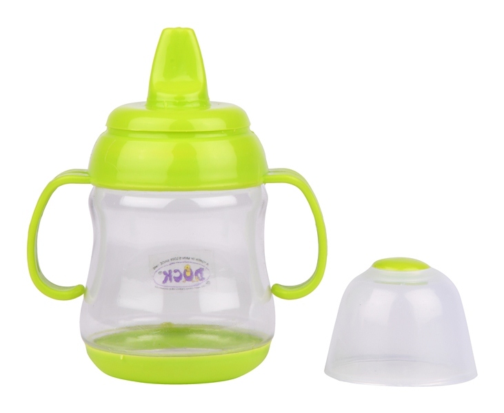 Green Dimple Cup Baby Sipper