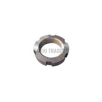 Machinery Check Nuts - Metal, Standard Size, Silver Finish | Polished Surface Ideal For Reliable Machinery Applications