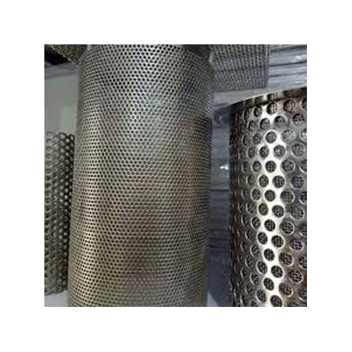 347 Ss Perforated Sheet - Color: Silver