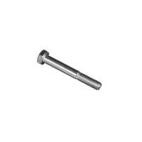 Stainless Steel Half Threaded Bolt - Standard Size, Polished Silver Finish, Heat-treated & Tempered For Industrial Durability | Reliable Industrial Use