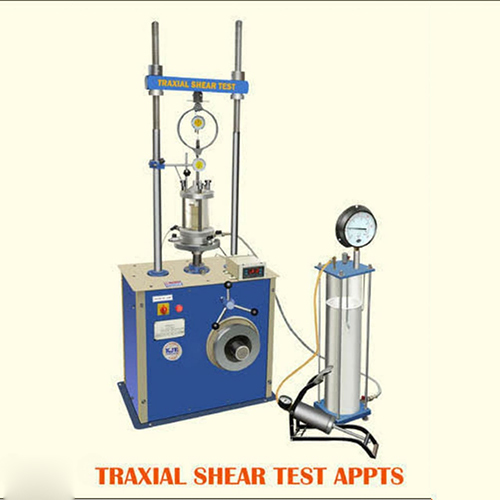 Digital Triaxial Shear Test Apparatus - Color: Blue