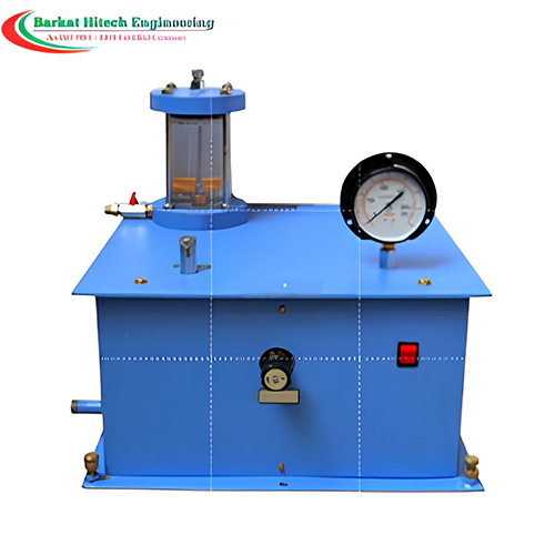 Single Gauge Dead Weight Type Oil And Water Constant Pressure System - Application: Laboratory