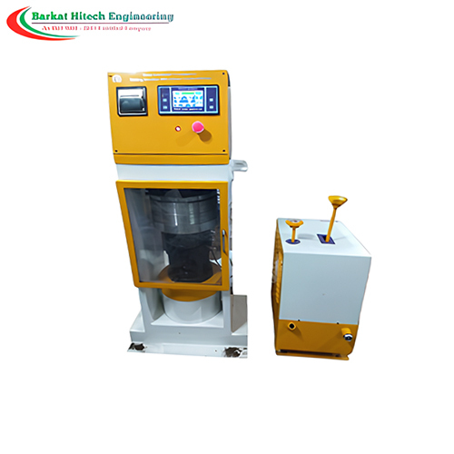 Semi Automatic Power Compression Testing Machine - Color: Yellow