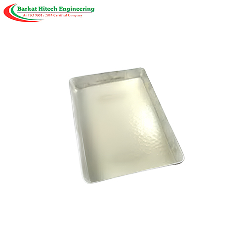 Galvanized Iron Tray - Color: Silver