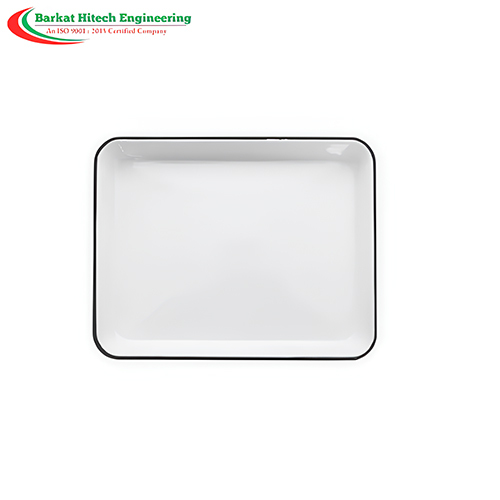 Enamel Tray - Color: White