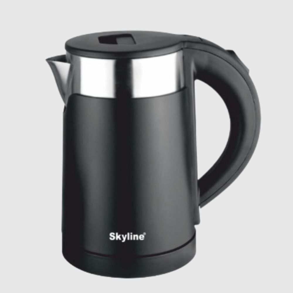 Skyline Double Wall Electric Kettle 1000W 1 Litre