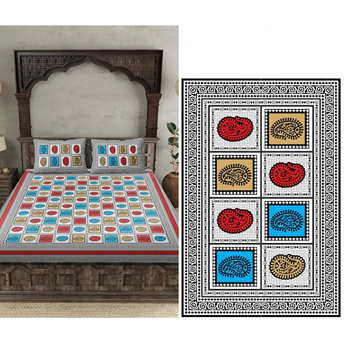 Modern Cotton Bedsheet - Color: As Per Requirement