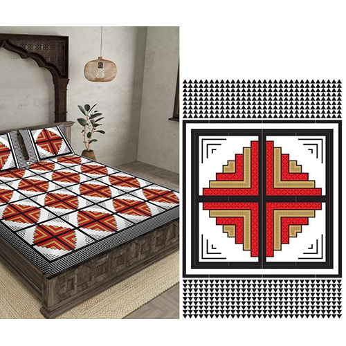 Hotel Satin Strip Bedsheet