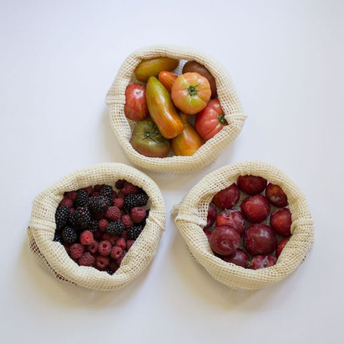 Cotton Vegetable String Bag - Color: Different Available