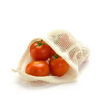 Cotton Mesh Drawstring Bag - Capacity: 10 Kg