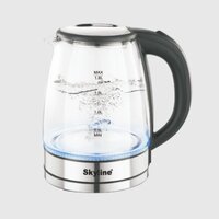 Skyline 1500w Electric Glass Kettle, 1.8l Crystal Clear Boiling - Application: Home & Office