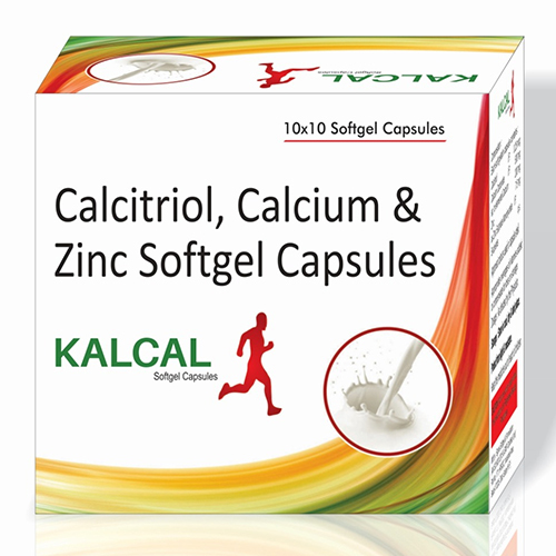 Calcitriol Calcium And Zinc Softgel Capsules - Drug Type: General Medicines