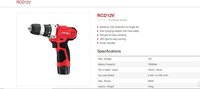 Ralli Wolf 12V LI-ION Cordless Drive Drill (RCD12V)