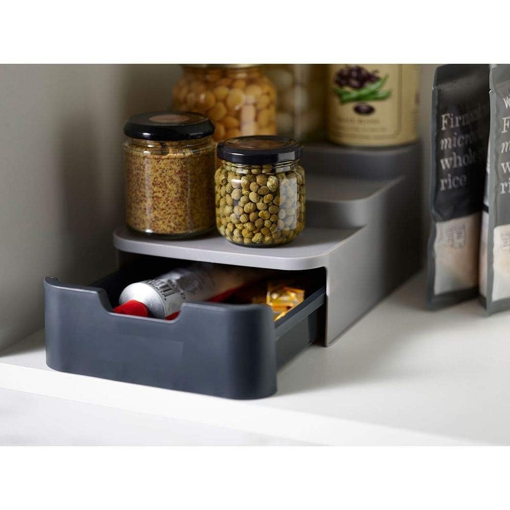 Cupboard Store Compact 3 Tier Shelf Organizer