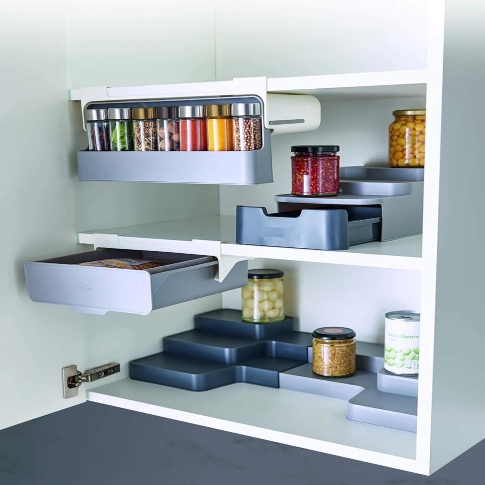 Cupboard Store Compact 3 Tier Shelf Organizer