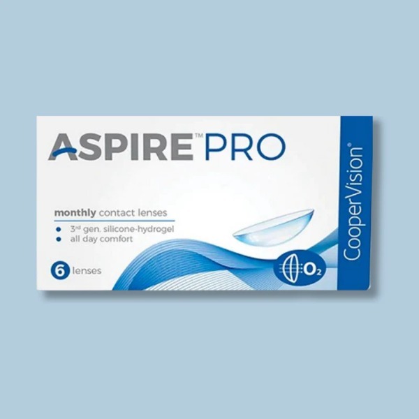 Cooper Vision Aspire Pro Monthly Contact Lens (6 Lens/Box)