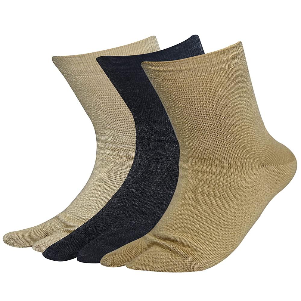 Ladies Cotton Lycra Toe Socks