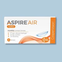 Cooper Vision Aspire Air Toric Monthly Contact Lens (3 Lens/Box)