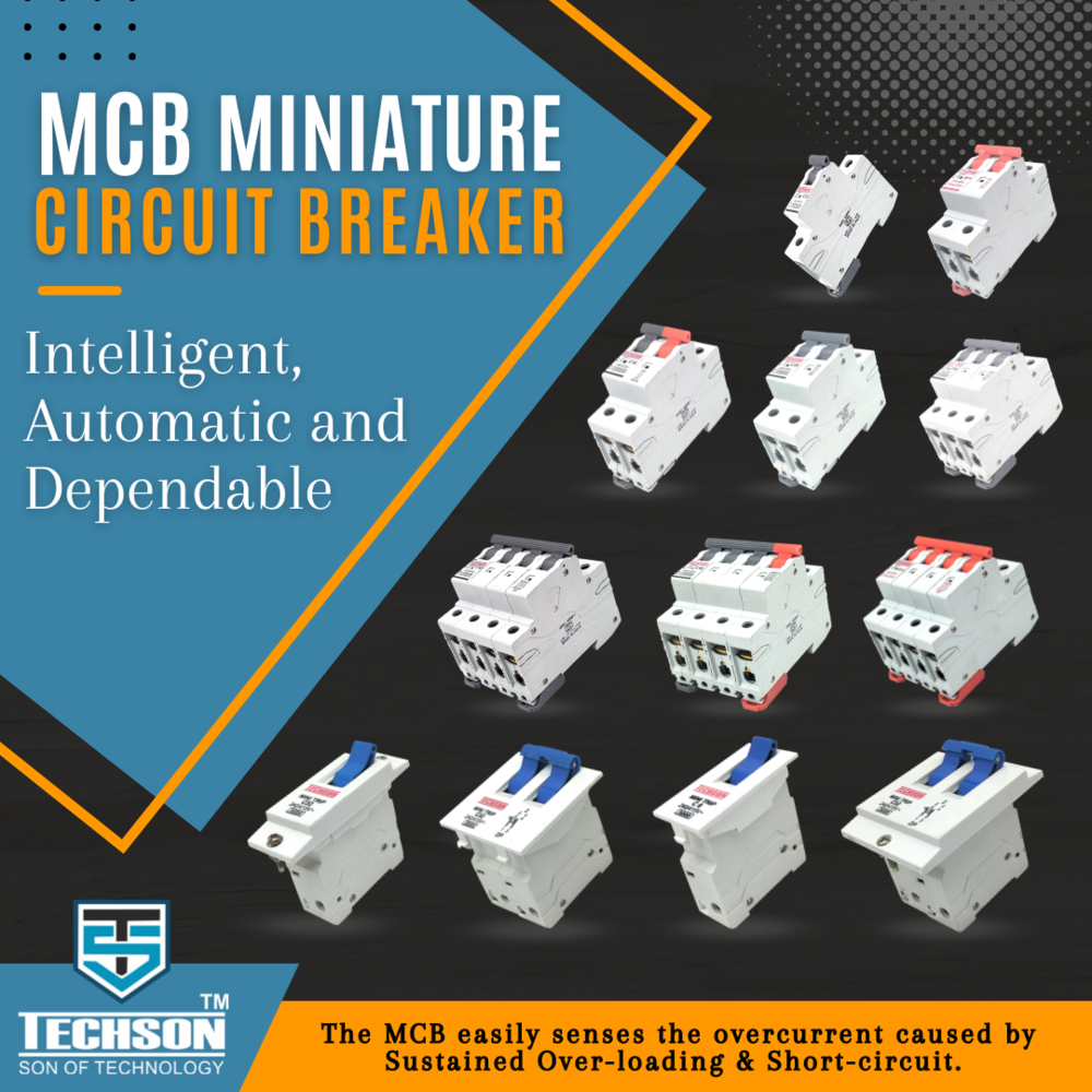 Mcb - Miniature Circuit Breaker - Color: Grey