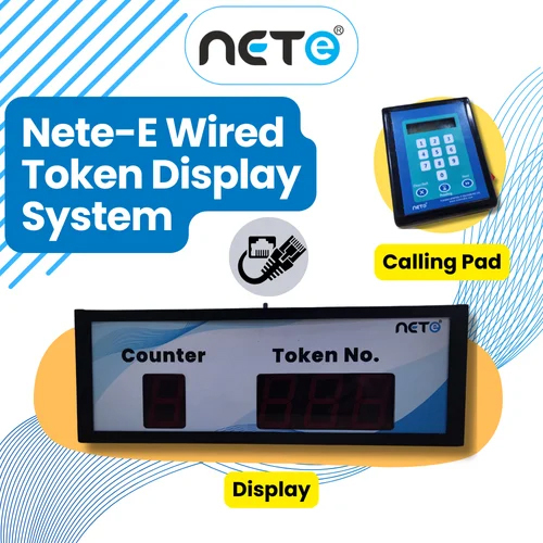 NeteQ वायर्ड टोकन डिस्प्ले सिस्टम