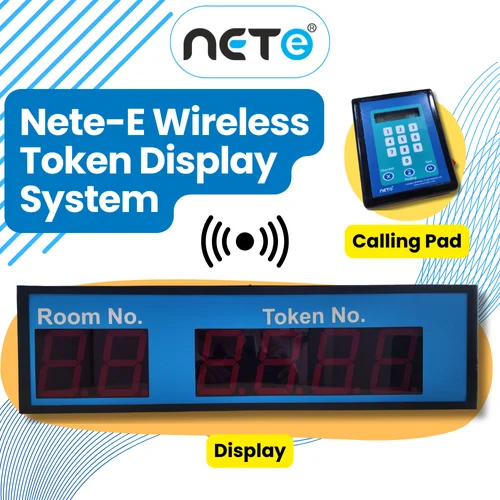 Wireless Token Display System - Body Material: Mild Steel