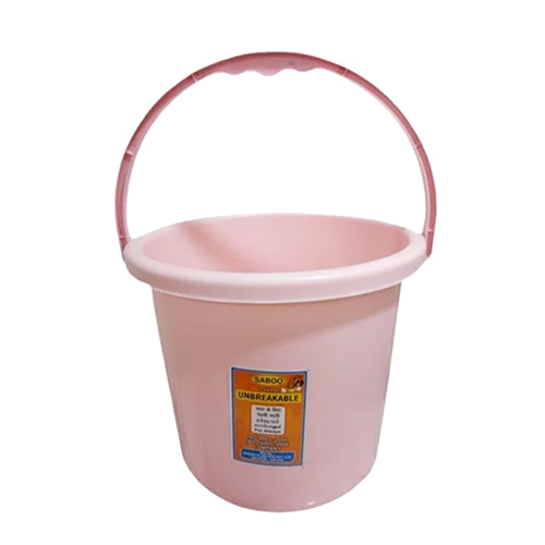 Unbreakable Plastic Bucket - High-Quality Plastic, 20 Liters Capacity, Available in Various Colors, Soft Hardness for Easy Handling - Round Shape