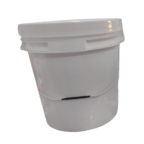 5 Ltr Plastic Dahi Bucket - Color: White