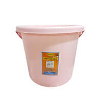 13 लीटर गुलाबी अपारदर्शी मजबूत प्लास्टिक बाथरूम बाल्टी