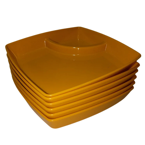 Plain Plastic Sandwich Plate - Color: Any Color