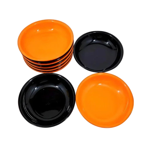 8 Inch Plastic Quarter Plates - Color: Any Color