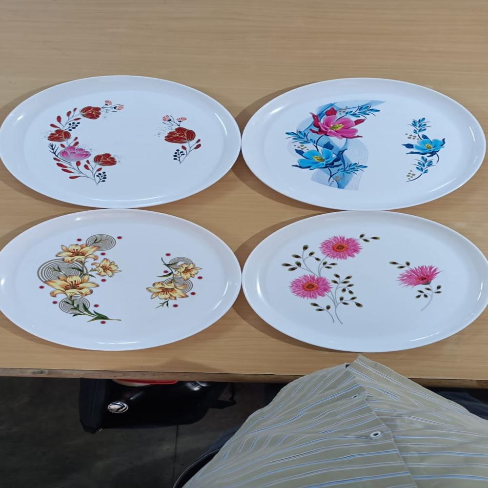 8 Inch Printed Fibre Plate