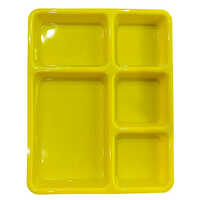 5 खंड का डिनर प्लेट