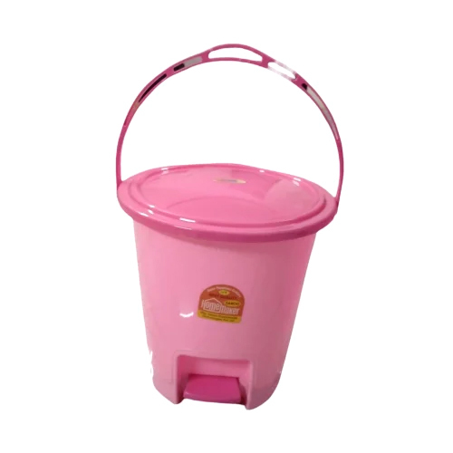 Dustbin With Foot Padel - Color: Pink