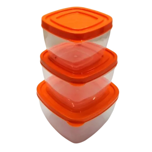 Square Plastic Transparent Container