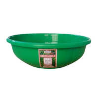 Plastic Unbreakable Ghamela - 7 Liter Capacity, 16 Inch Round Shape | High-Quality Polished Green Plastic, Customizable Design