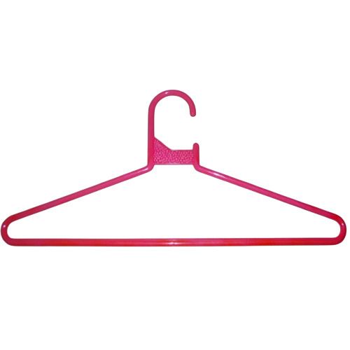 Plastic Baby Cloth Hanger - Color: Pink