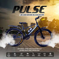 Pulse Road Bicycle - Steel Frame, Aluminum Rims And Forks | Gears For Smooth Rides, Designed For Male Riders