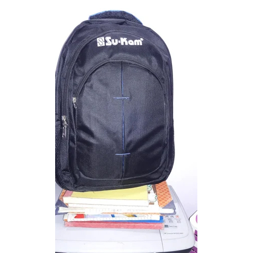 Polyester Office Laptop Bag - Color: Black