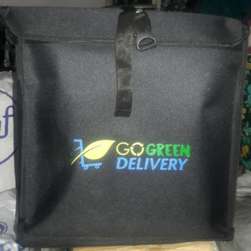 Black Hot And Cold Delivery Bag - Feature: Biodegradable