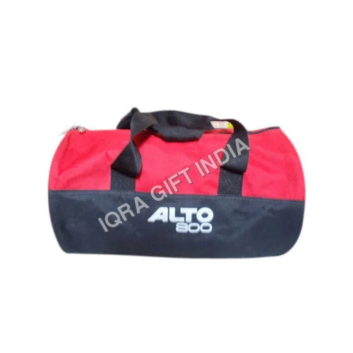 Nylon Travel Bag - Color: Black & Red