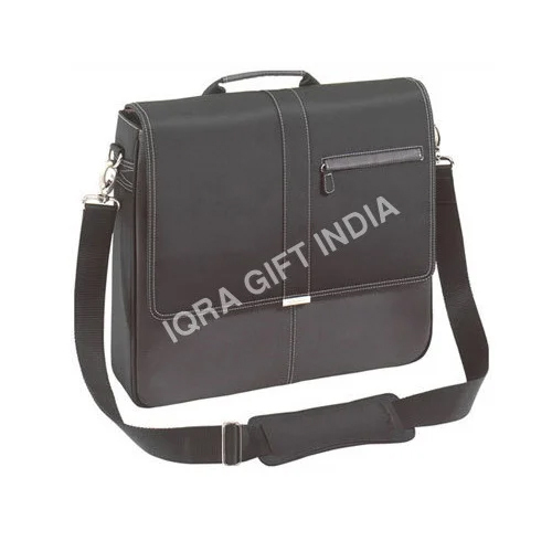 Executive Leather Bag - Color: Black