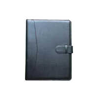 Black Leather File Folder