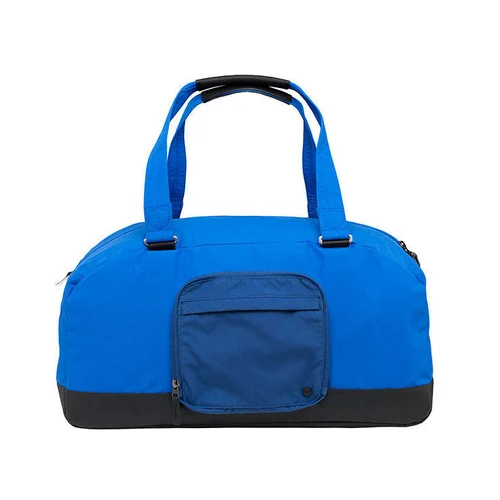 Blue Polyester Gym Bag