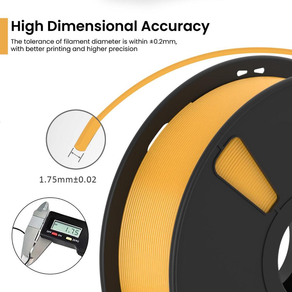 Pla Pro Glossy 3d Printer Filament - 1.75mm | 1kg Weight, Pearl Gold Color, Easy To Print, Eco-friendly Material